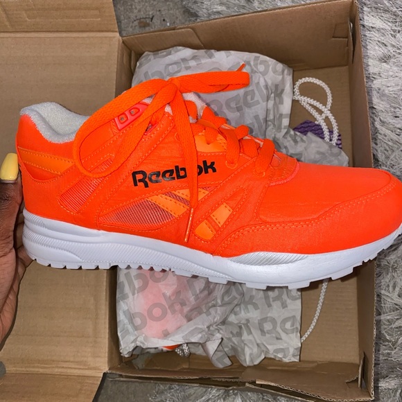 reebok shoes orange color